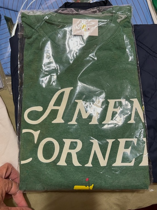 Masters Other - Masters Green Amen Corner Tee with White Lettering